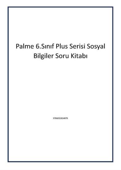 Palme 6.Sınıf Plus Serisi Sosyal Bilgiler Soru Kitabı - 1