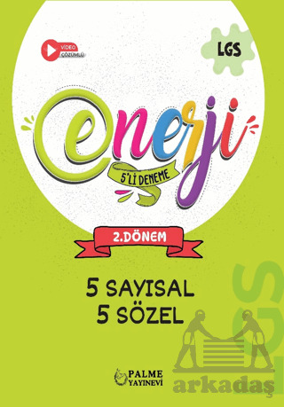 Palme 8.Sınıf Enerji Lgs 1.Dönem 5 Li Deneme - Palme Yayıncılık