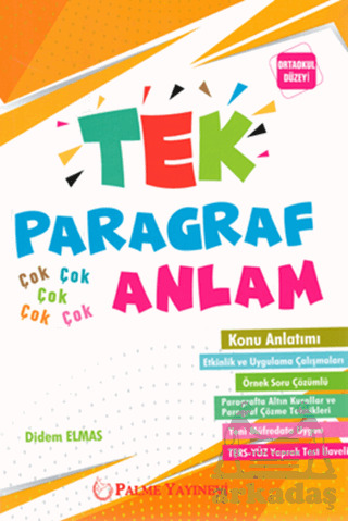 Palme Tek Paragraf Çok Anlam Konu Anlatımlı ( Tersyüz ) - Palme Yayıncılık