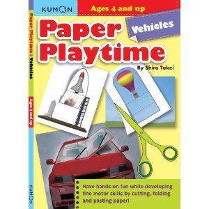 Paper Playtime: Vehicles - Kumon Publishing