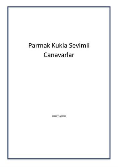 Parmak Kukla Sevimli Canavarlar - Eolo