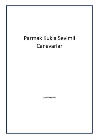 Parmak Kukla Sevimli Canavarlar - 1