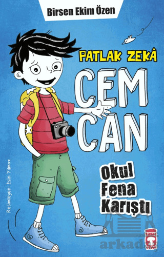 Patlak Zeka Cemcan - Okul Fena Karıştı (Fleksi Cilt) - 1