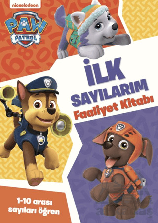 Paw Patrol İlk Sayılarım Faaliyet Kitabı - 2