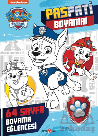 PAW Patrol - Paspati Boyama Kitabı - Beta Kids