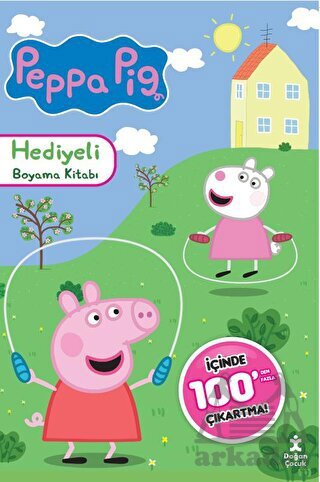 Peppa Pig 100+ Çıkartma Hediyeli Boyama Kitabı - Doğan Çocuk