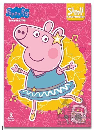 Peppa Pig Simli Çıkartmalı Boyama - 1