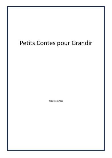 Petits Contes pour Grandir - Publisher