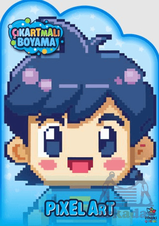 Pixel Art Zamanı – Çıkartmalı Boyama Kitabı - 1