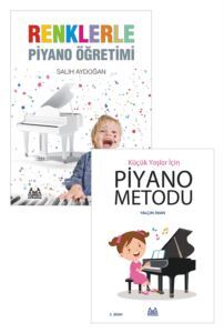 Piyano Öğretimi Seti - Renklerle Piyano Öğretimi, Küçük Yaşlar İçin Piyano Metodu - 1