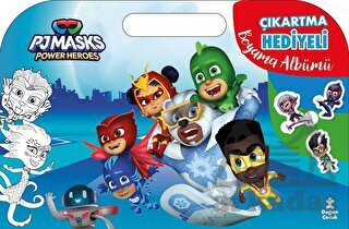 Pjmask Çıkartma Hediyeli Boyama Albümü - Doğan Çocuk