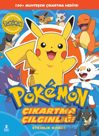 Pokemon - Pikachu Çıkartma Çılgınlığı Etkinlik Kitabı - Doğan Çocuk