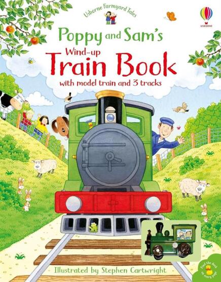 Poppy And Sam's Wind-Up Train Book (Farmyard Tales) - Usborne Publishing UK