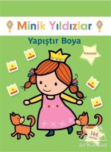 Prensesler Yapıştır Boya - Minik Yıldızlar - 1