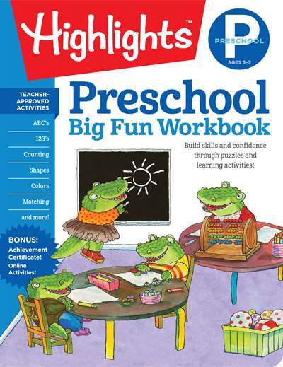Preschool Big Fun Workbook - Highlights Learning USA