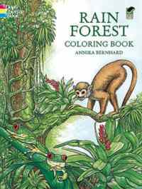 Rain Forest Coloring Book - 1