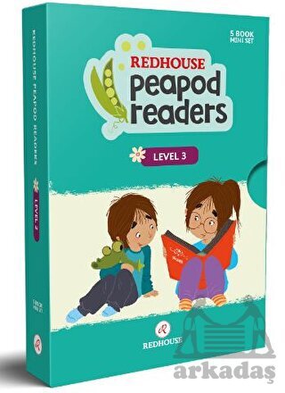 Redhouse Peapod Readers İngilizce Hikaye Seti 3 Kutulu Ürün - Redhouse Yayınları