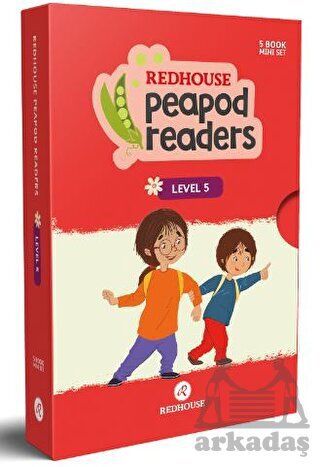 Redhouse Peapod Readers İngilizce Hikaye Seti 5 Kutulu Ürün - Redhouse Yayınları