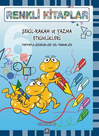 Renkli Kitaplar 6 Şekil, Rakam Ve Yazma Etkinlikleri - 1