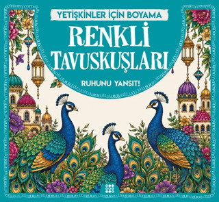 Renkli Tavuskuşları & Yetişkinler İçin Boyama - 1