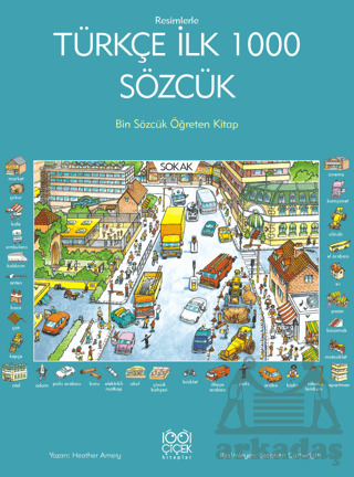 Resimlerle Türkçe İlk 1000 Sözcük - 1001 Çiçek Kitaplar