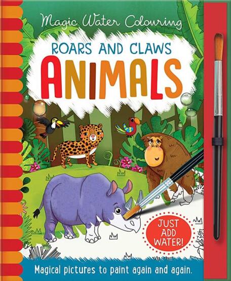 Roars and Claws - Animals - Magic Water Colouring - 1