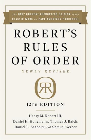 Robert's Rules of Order - 1