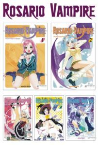 Rosario + Vampire - Tılsımlı Kolye Ve Vampir 1-2-3-4-5 Manga Seti - 1