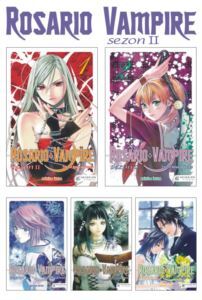 Rosario + Vampire - Tılsımlı Kolye Ve Vampir Sezon: 2 1-2-3-4-5 Manga Seti - 1