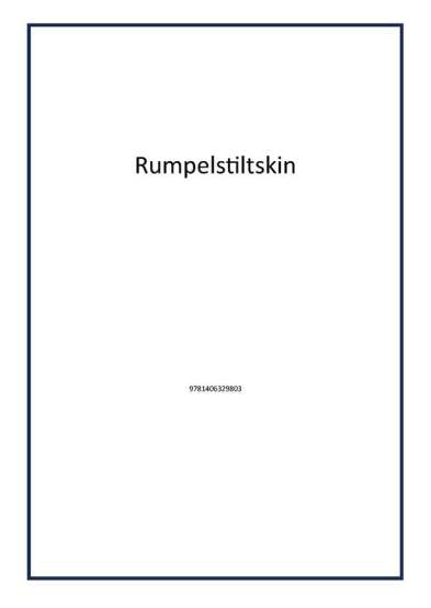 Rumpelstiltskin - Publisher