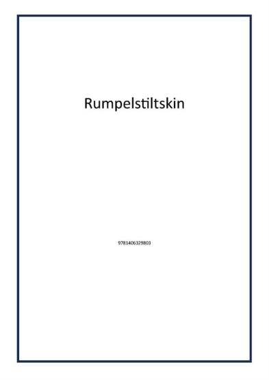 Rumpelstiltskin - 1