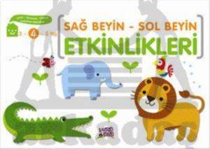 Sağ Beyin - Sol Beyin Etkinlikleri 4 Yaş - Minik Ada - Eğitim Kitapları