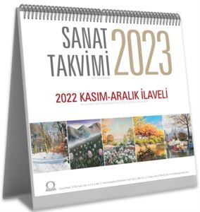 Sanat Takvimi 2023 Masa Takvimi - Angora Yayıncılık