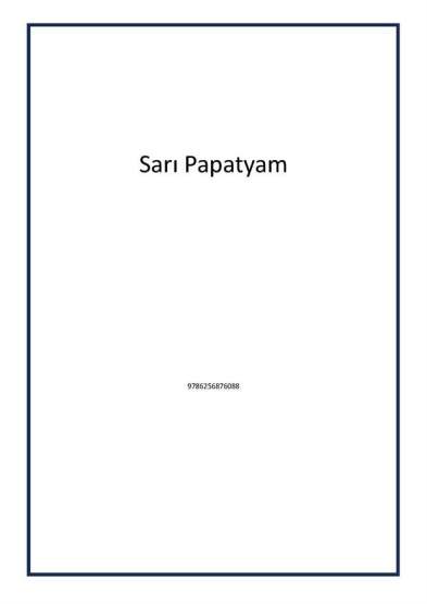 Sarı Papatyam - 1