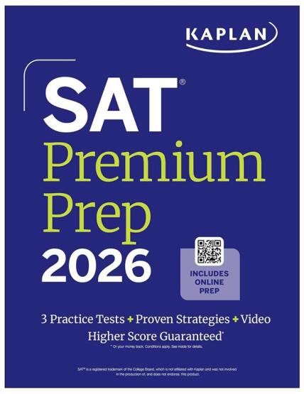 SAT Premium Prep 2026 - Kaplan Publishing
