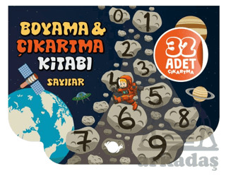 Sayılar Boyama Ve Çıkartma Kitabı - Çikolata Yayınevi