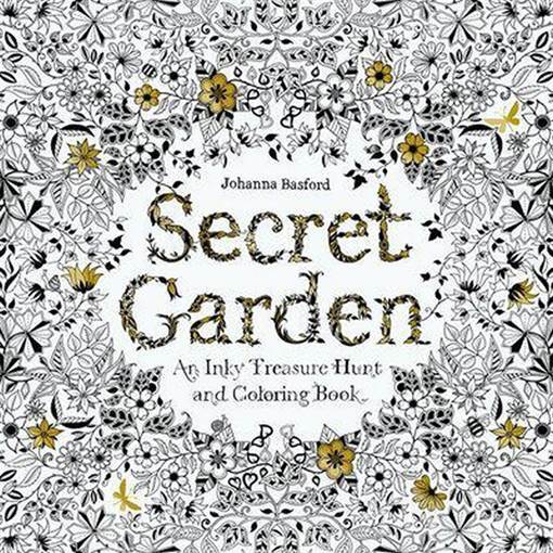 Secret Garden: An Inky Treasure Hunt and Coloring Book (For Adults, mindfulness coloring) - 1