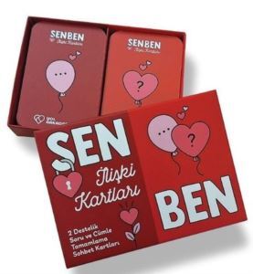 Sen Ben İlişki Kartları - 2 Destelik Soru Ve Cümle Tamamlama Sohbet Kartları - 1