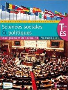 SES Term ES Spécialité Sciences Sociales et Politiques - 1