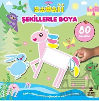 Sevimliler Kawaii Şekillerle Boya - Doğan Çocuk