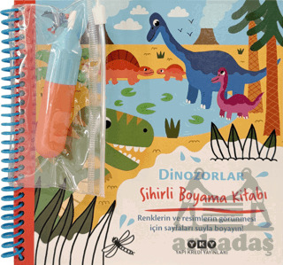 Sihirli Boyama Kitabı - Dinozorlar - 1