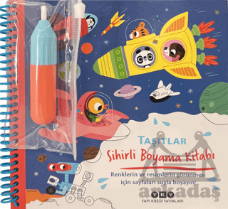 Sihirli Boyama Kitabı - Taşıtlar - 2