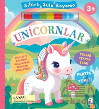 Sihirli Sulu Boyama - Unicornlar - İndigo Çocuk