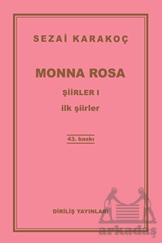 Şiirler 1: Monna Rosa - Diriliş Yayınları