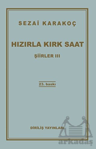 Şiirler 3: Hızırla Kırk Saat - 1