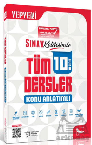 Sınav Kalitesinde 10. Sınıf Tüm Dersler Konu Anlatımlı - 1