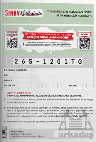 Sınav Kalitesinde AYT Deneme: ÖSYM Verilerine Göre Gerçek Sıralamanı Gör! - Sınav Yayınları