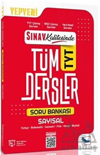 Sınav Kalitesinde TYT Sayısal Tüm Dersler Soru Bankası - 1
