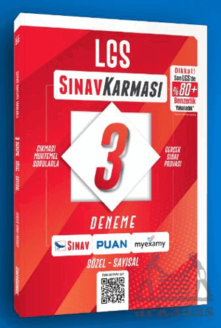 Sınav Karması 8. Sınıf LGS 3 Deneme - Sınav Yayınları