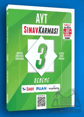 Sınav Karması AYT 3 Deneme - Sınav Yayınları